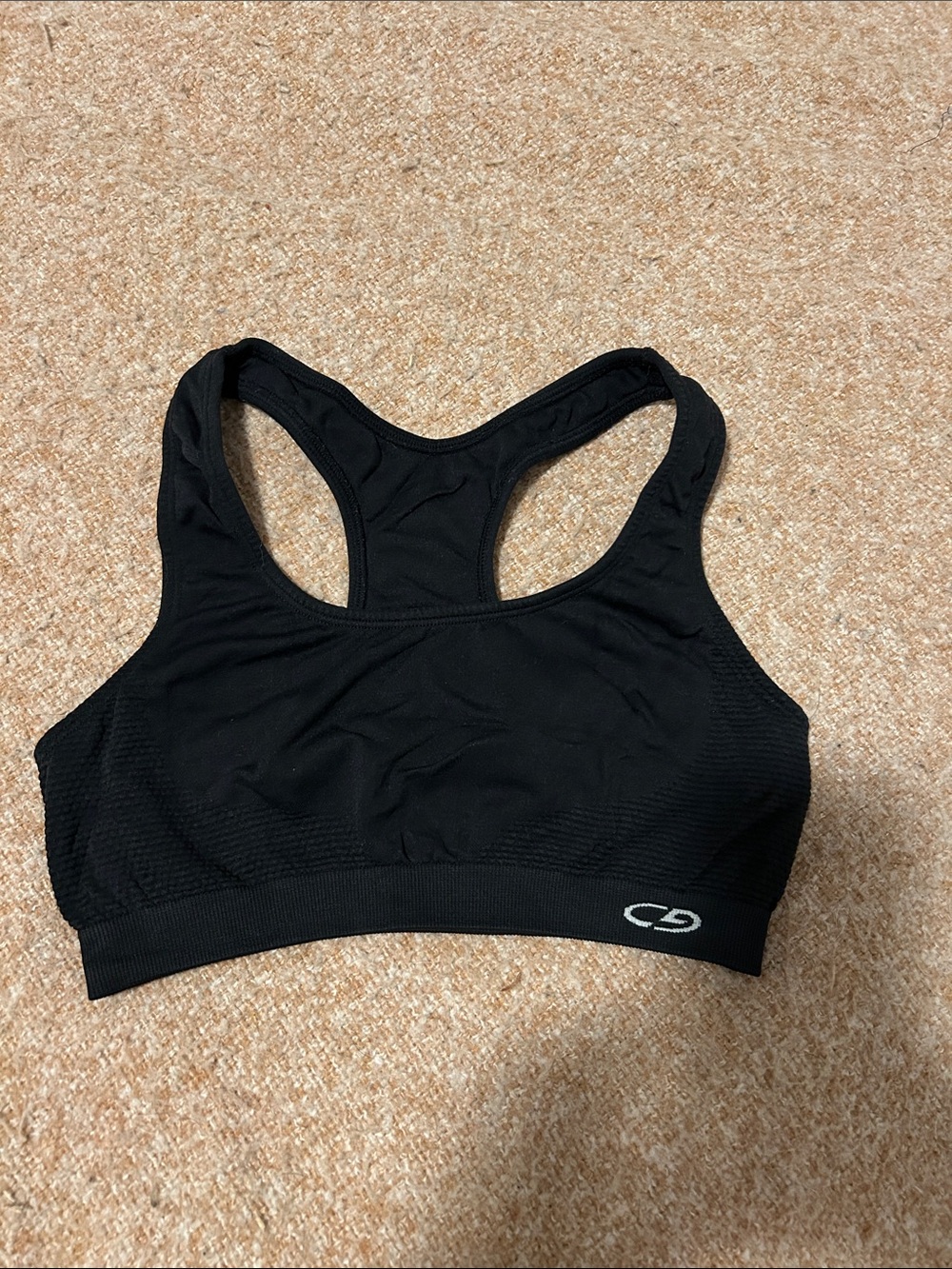 C9 by Champion Black Seamless Racerback Sports Bra